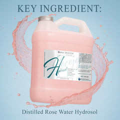 Cocojojo Rose Water Facial Toner bottle provides gentle, alcohol-free care for all skin types
