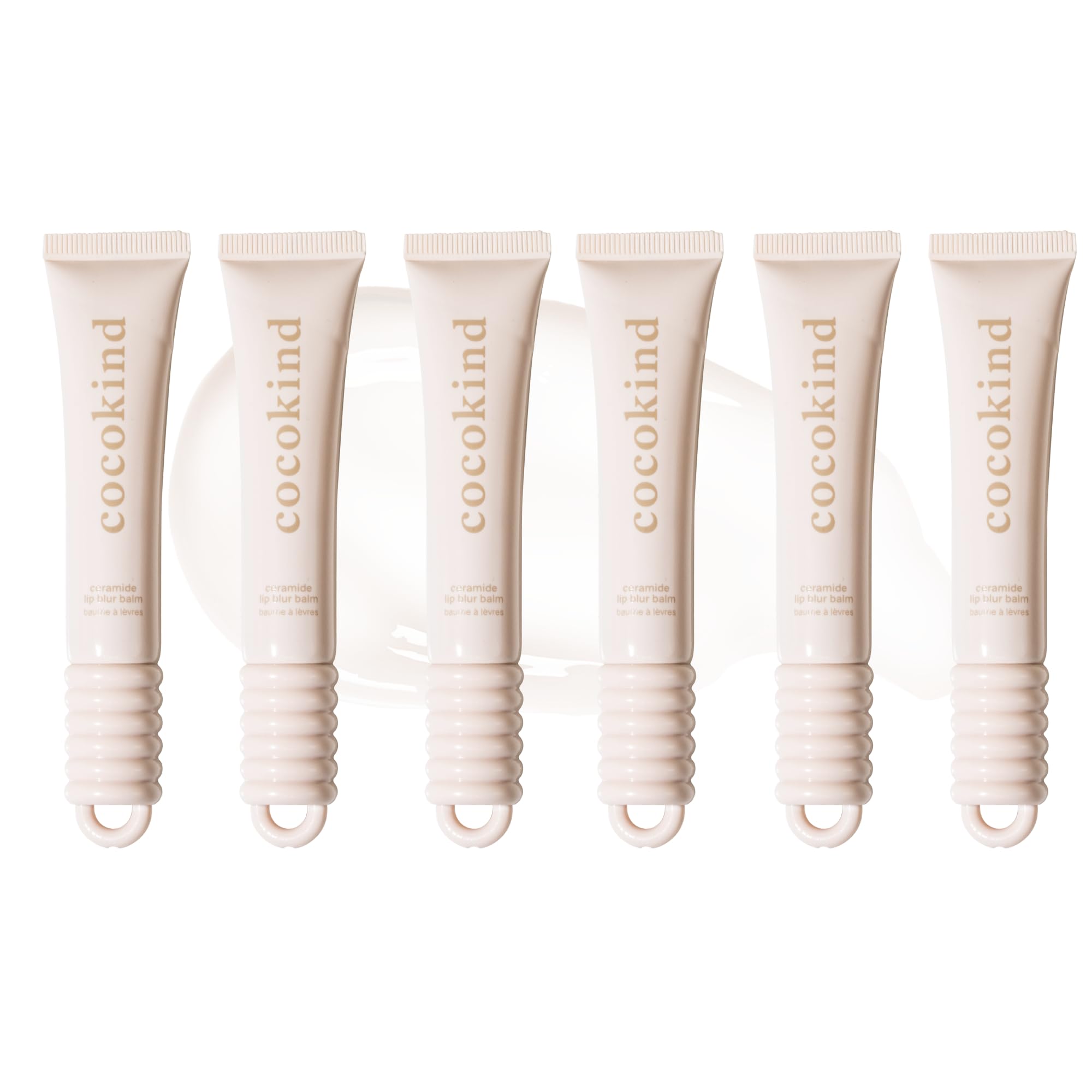 Cocokind Be Real Lip Blur Balm tube shows clear gloss for hydration