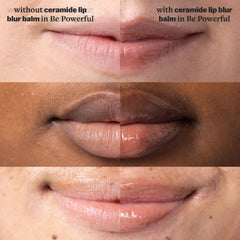 Built-in ring cap on Cocokind Lip Blur Balm for easy attachment to bag or keys.