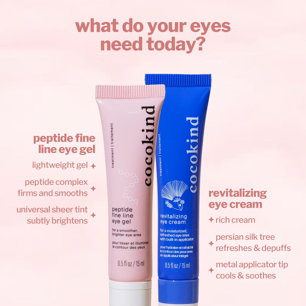 Cocokind Eye Love Kit hydrating eye cream for moisture around eyes