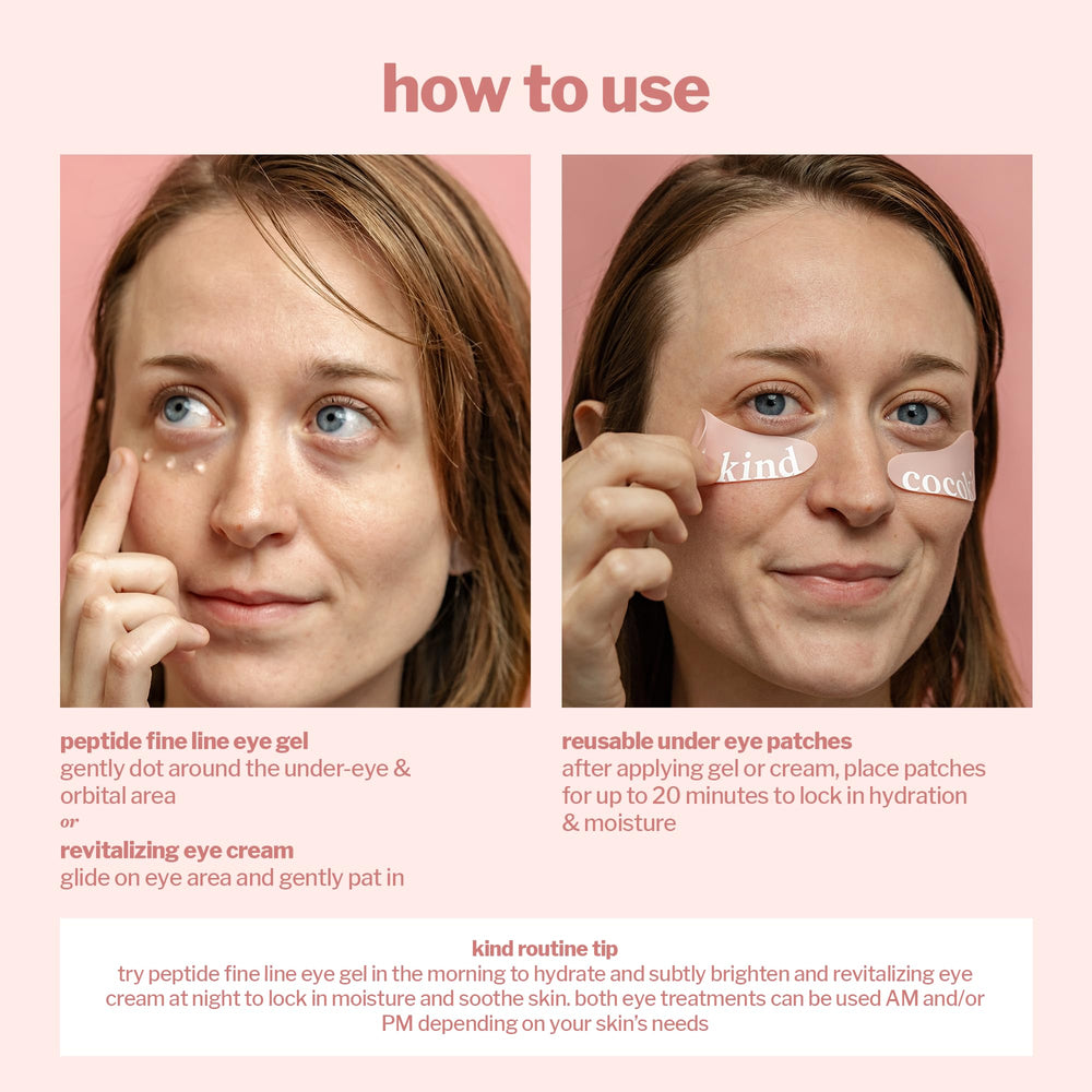 Cocokind Eye Love Kit packaging highlights reuse and long shelf life