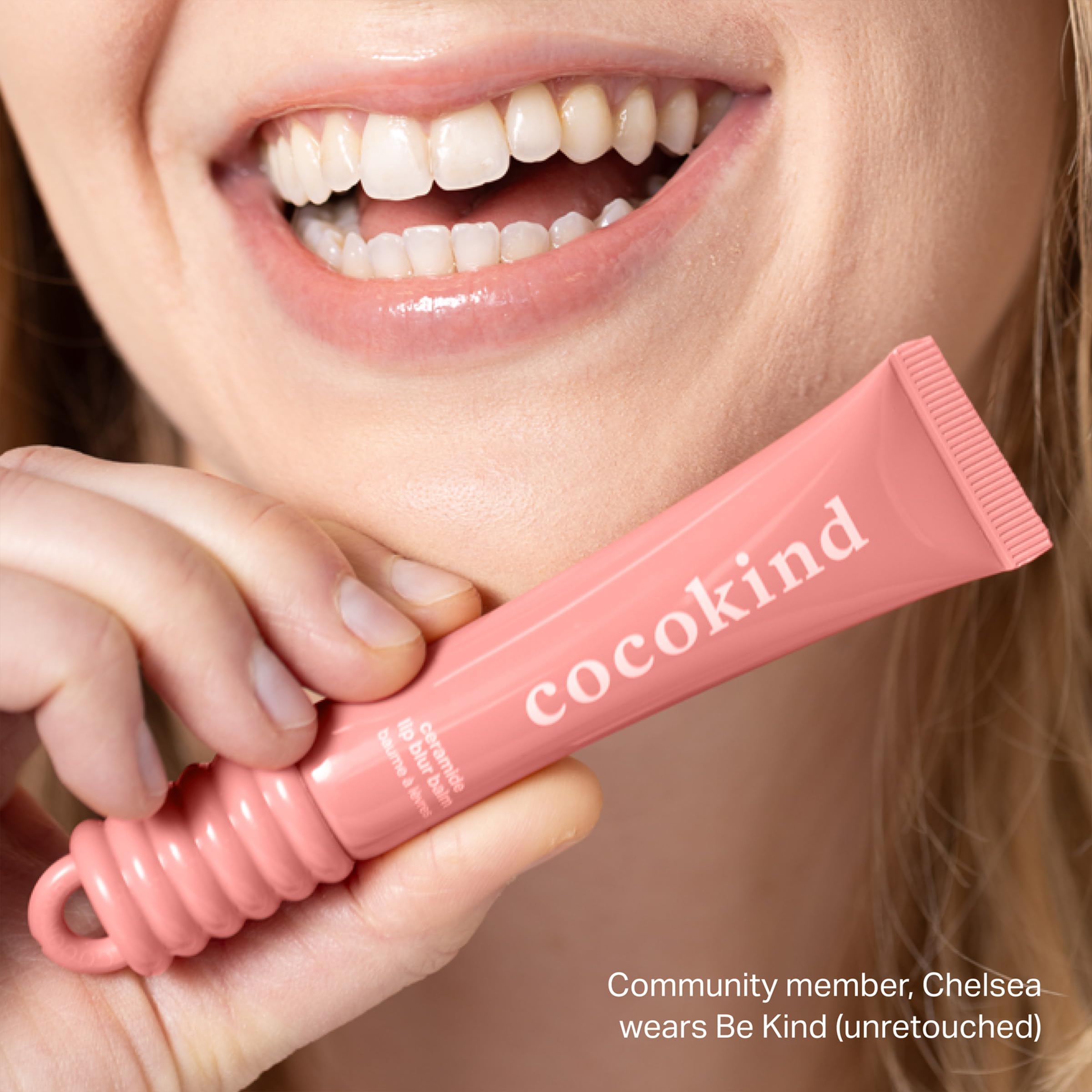 Cocokind fragrance-free lip care for sensitive lips with clean ingredients