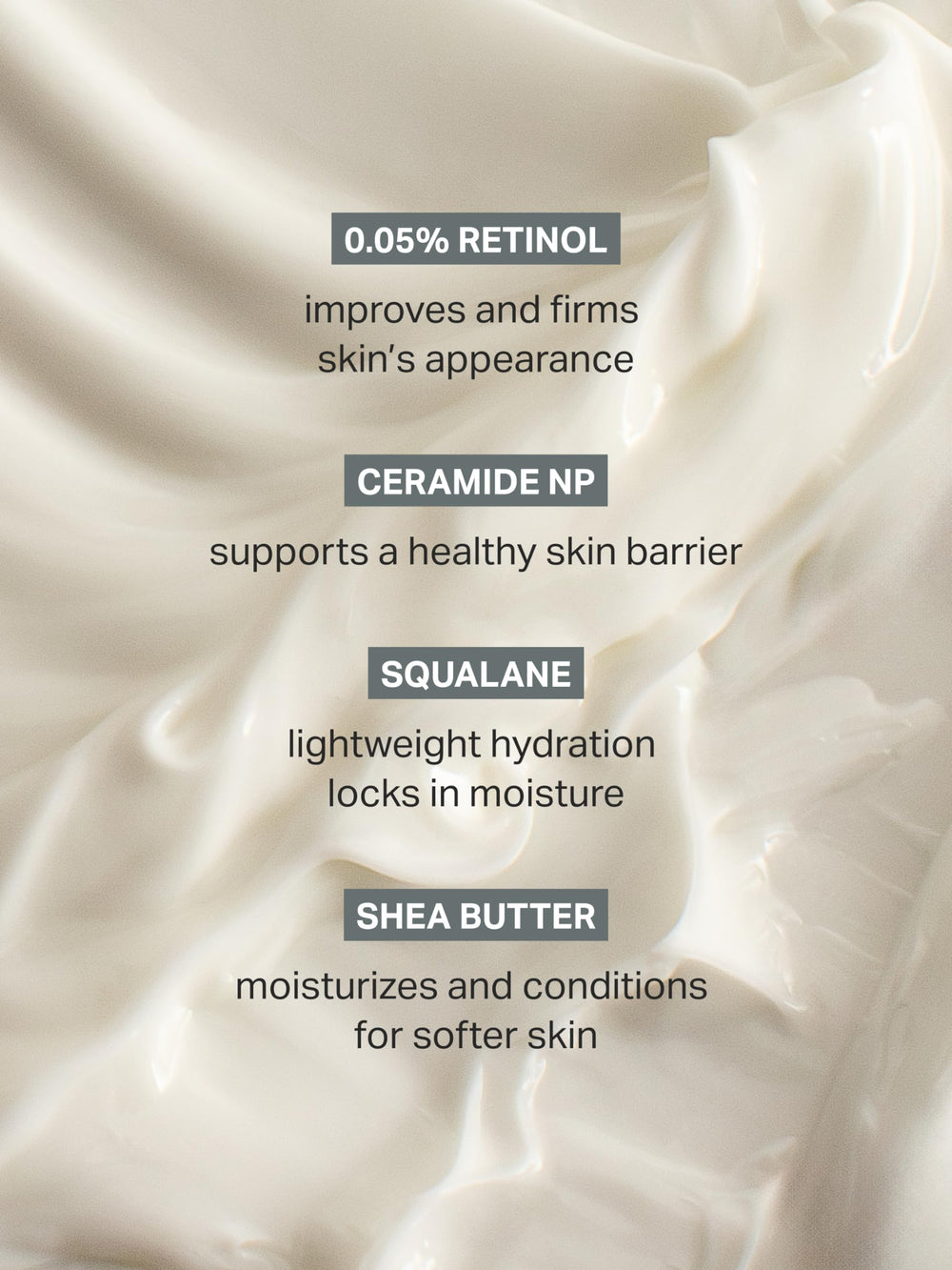 Elbows and knees with Cocokind Retinol Body Cream for smoother texture.