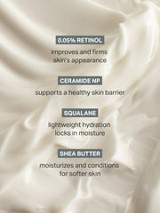 Elbows and knees with Cocokind Retinol Body Cream for smoother texture.