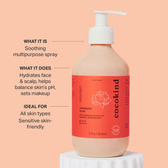 Cocokind Rosewater Toner packaging box shown for shelf appeal.