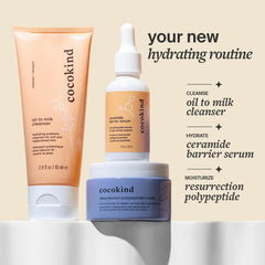 Cocokind Serum Quick-Absorption demonstrates rapid layering with other skincare steps.