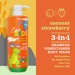 Cocomagic Cocokids no parabens or dyes on packaging.