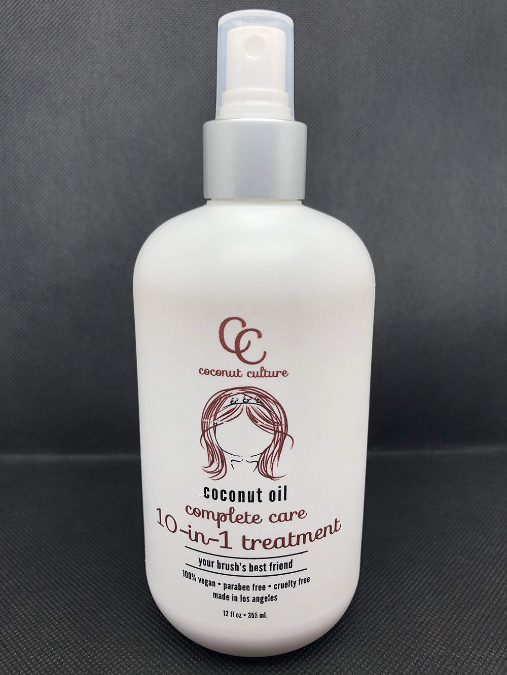 Coconut Culture 10-in-1 bottle pour with frizz control and shine