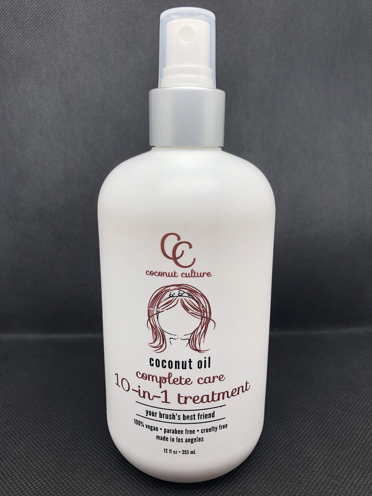 Coconut Culture 10-in-1 bottle pour with frizz control and shine