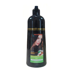 Coconut Oil Color Shampoo natural black bottle delivering hydrated color.