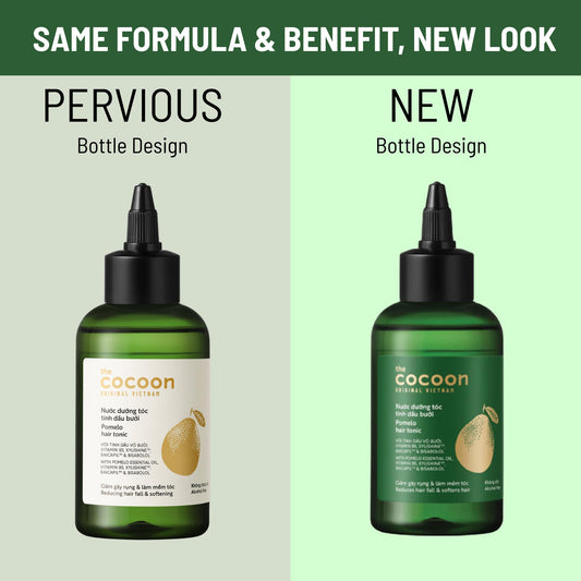 COCOONORIGINAL Pomelo Hair Tonic boxes showcase triple-pack value with eco design