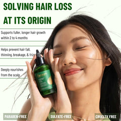 Cocoon Original Pomelo Oil Hair Tonic scalp massage demonstrates soothing routine