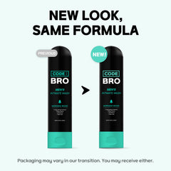 Code Bro Morning Wood wash daylong refresh after workouts and daily routines