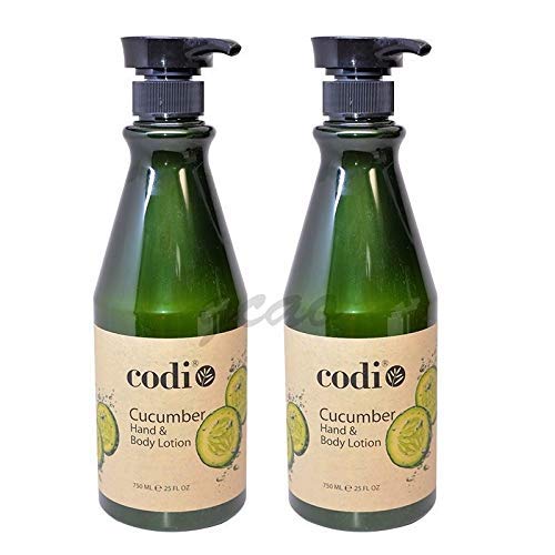CODi cucumber hand and body lotion bottle pour for refreshing daily hydration