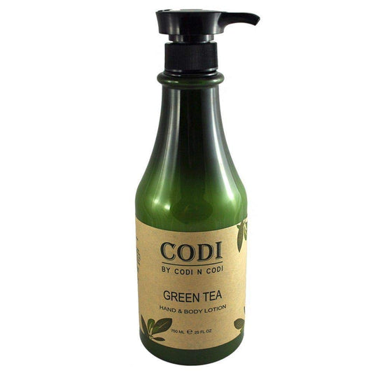 CODi Green Tea Hand & Body Lotion bottle for daily hydration and skin softness
