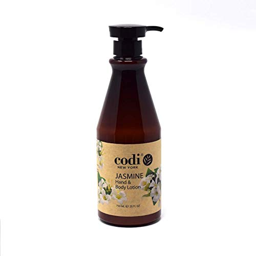 CODi Jasmine Lotion scent visual illustrates elegant jasmine note and lasting aroma