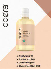 Coera Camellia Oil pump dispenser for easy application.