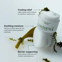 Coeternal Niacinamide and Ceramide NP panel highlights barrier support for the skin.