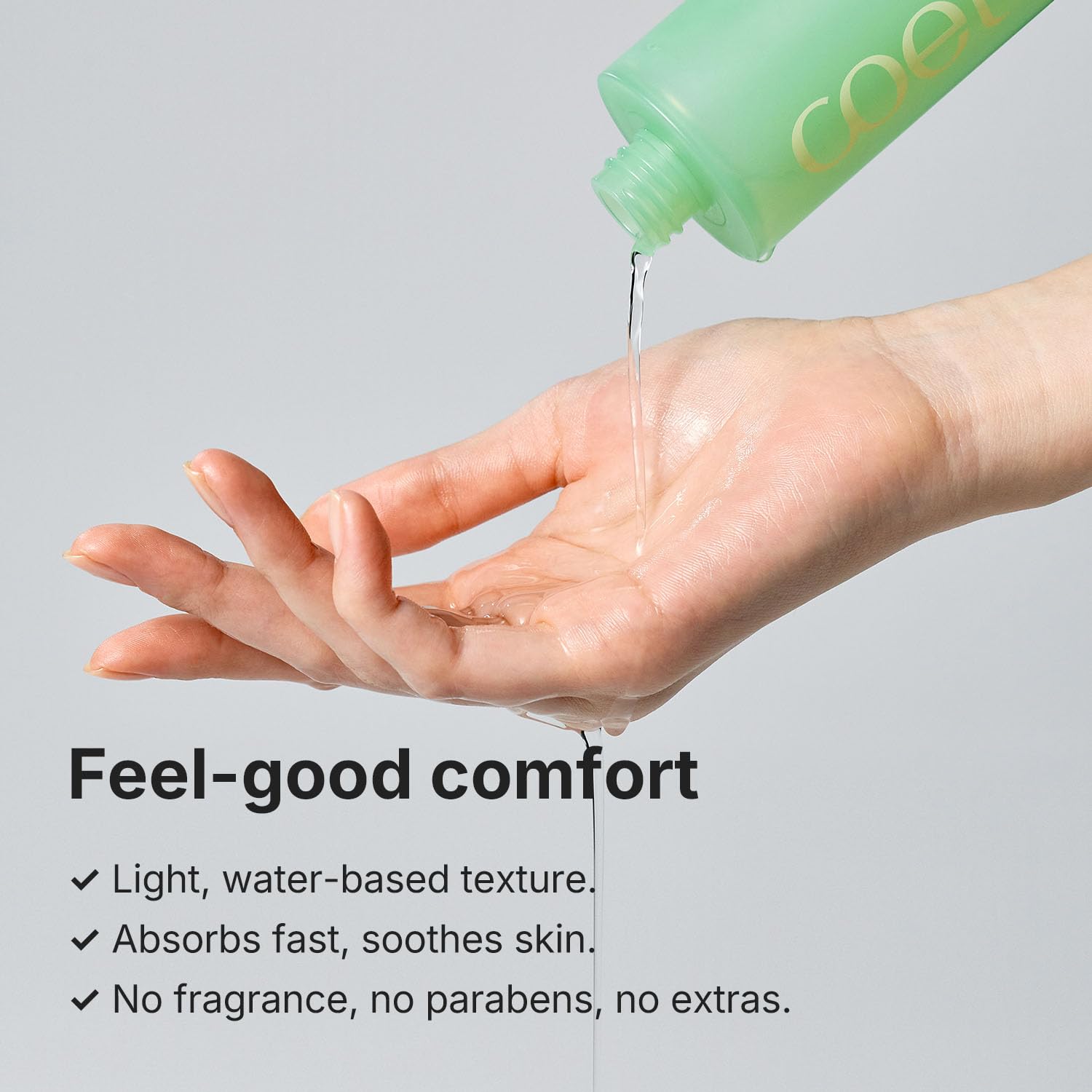 Coeternal travel-friendly bottle in hand for on-the-go hydration.