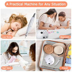 CoFashion includes six drill bits and sanding bands for variety