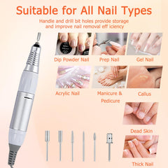 CoFashion nail drill with forward and reverse for versatile use