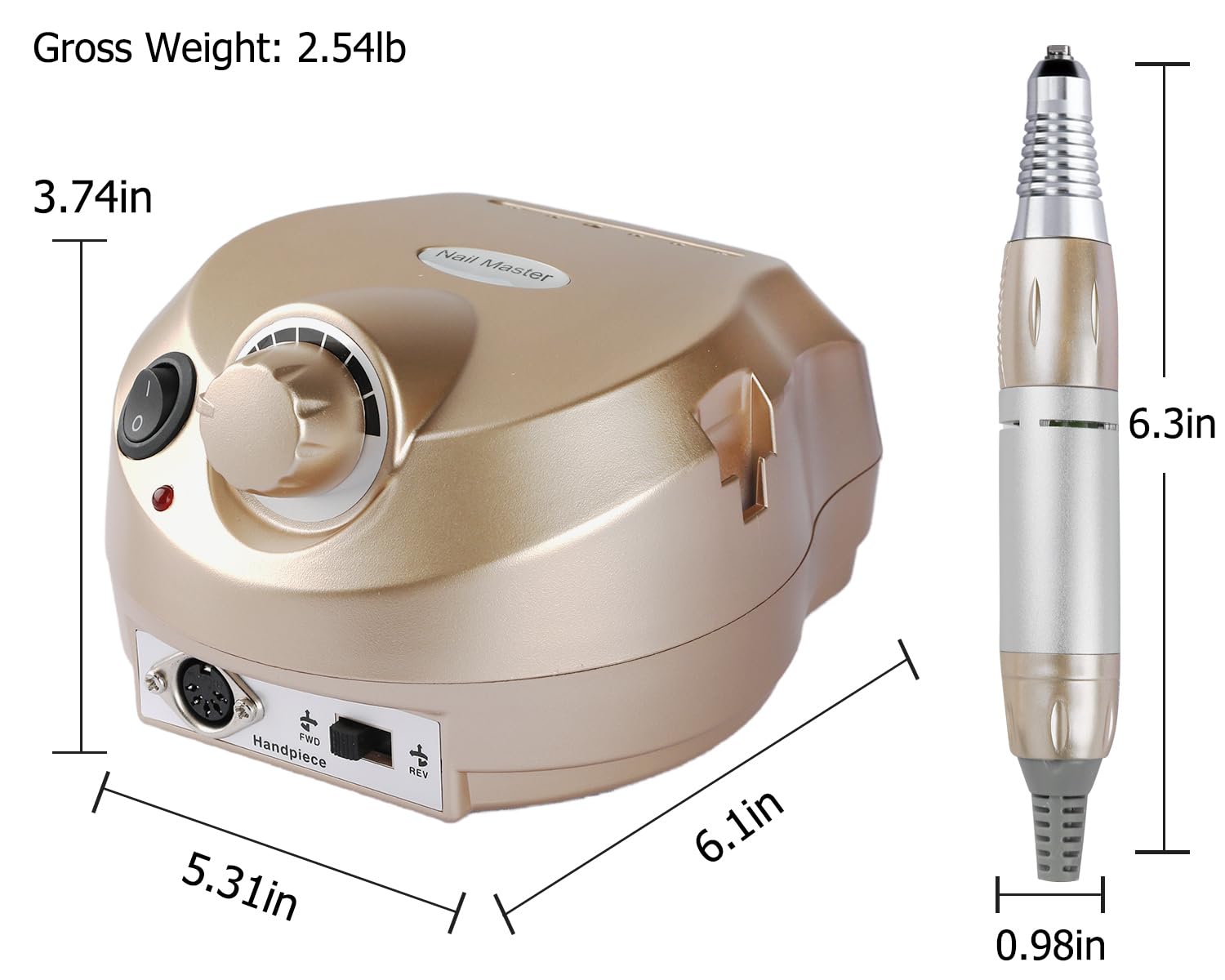 CoFashion nail drill ideal for home salon use and quick sessions