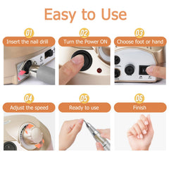 CoFashion low-noise motor enables comfortable nail sessions