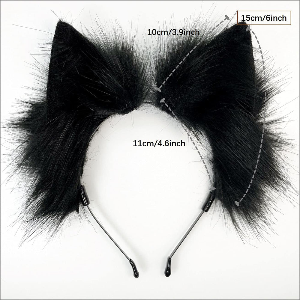 CoFoWo headband with iron-thread ears adjustable for comfortable, custom fit