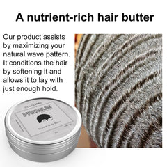 COLDLABEL Premium Wave Butter jar closeup highlighting organic formula and clean finish.