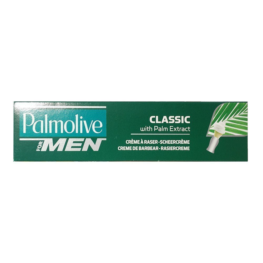 Colgate Palmolive For Men Classic Shave Cream with Palm Extract for a smooth, comfortable shave.