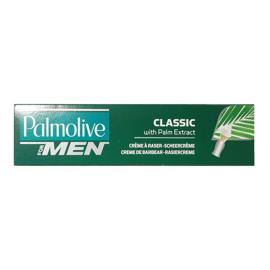 Colgate Palmolive For Men Classic Shave Cream with Palm Extract for a smooth, comfortable shave.
