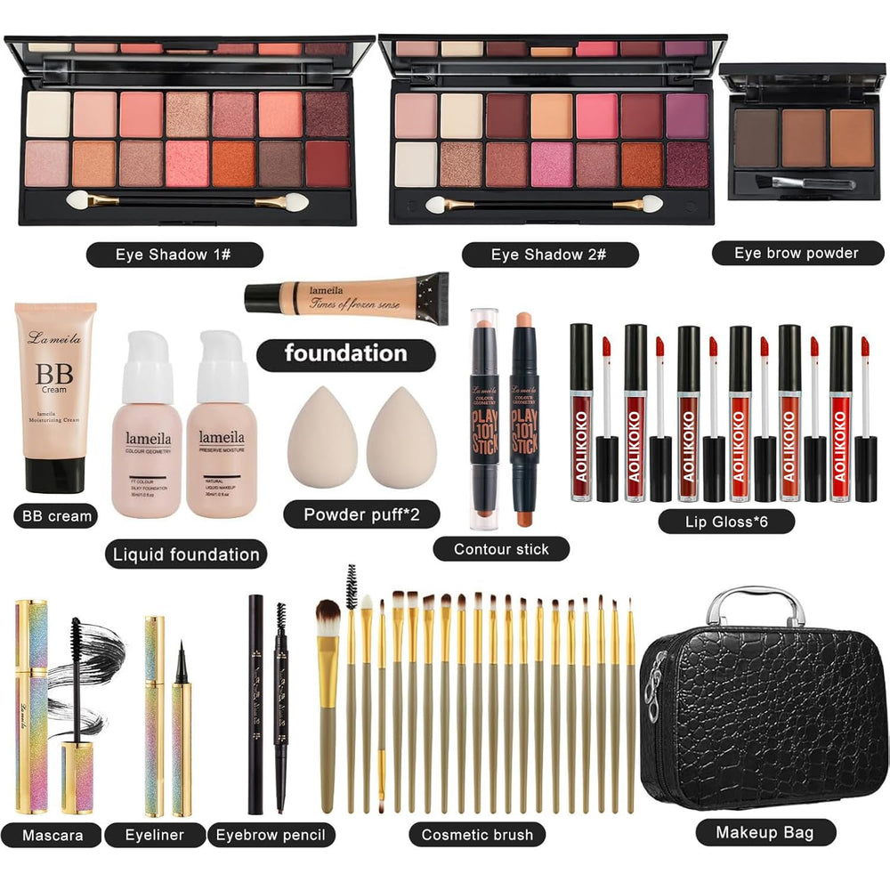 Coliusa brow powder kit for defined, natural-looking brows