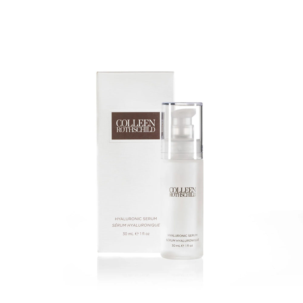 Colleen Rothschild Hyaluronic Serum ingredients four-weights illustrate multi-layer moisture