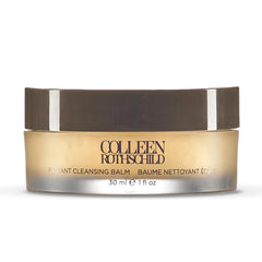 COLLEEN ROTHSCHILD Mini Radiant Cleansing Balm bottle pour promotes gentle makeup removal.