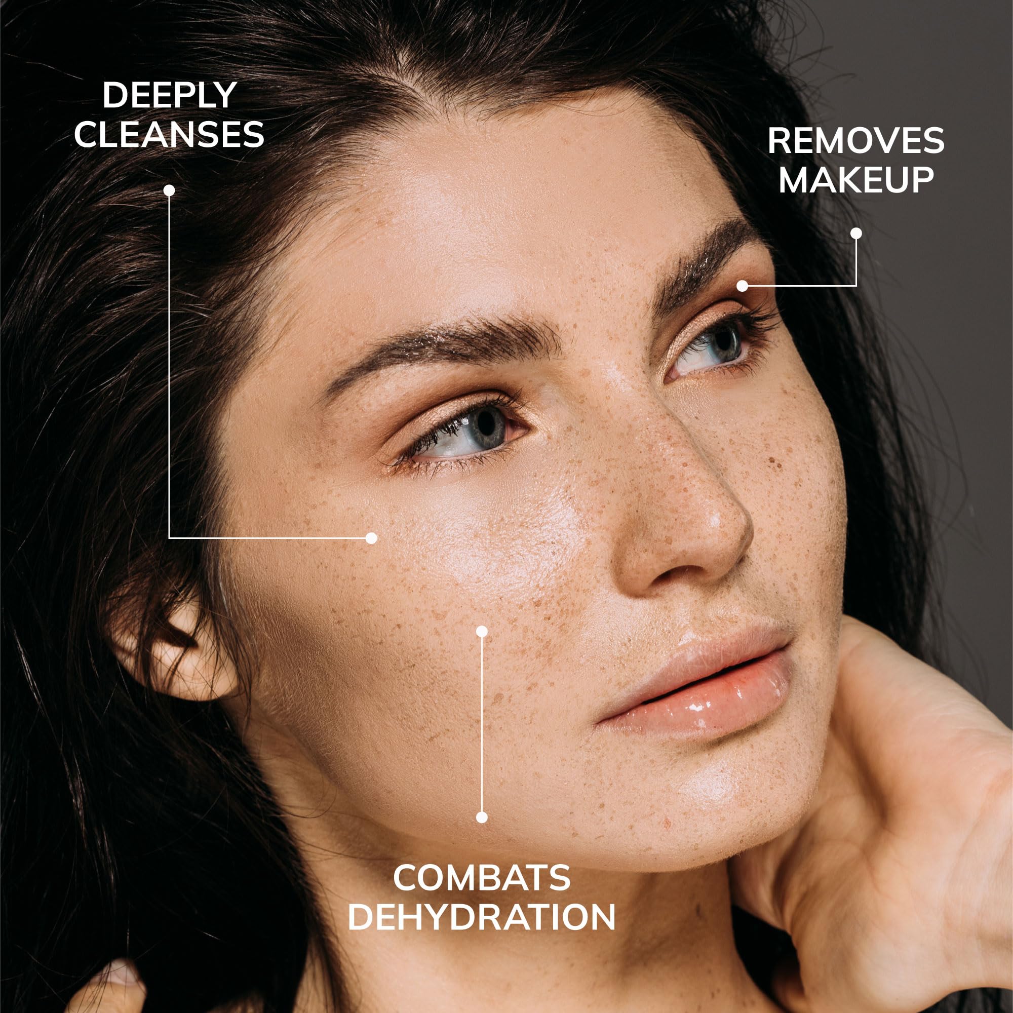 COLLEEN ROTHSCHILD balm texture closeup shows silky oil-to-balm transition for cleansing.
