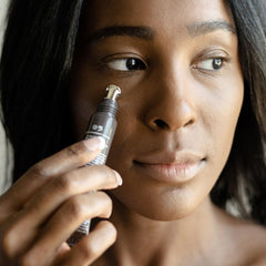 COLLEEN ROTHSCHILD Retinol Supreme Eye Serum application under-eye area showing hydration and lift