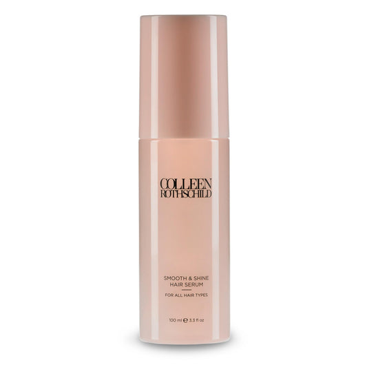 COLLEEN ROTHSCHILD Smooth and Shine serum bottle pour for frizz control and shine.