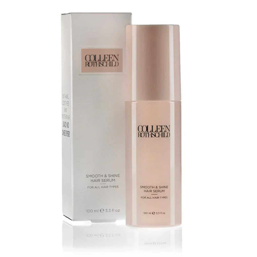 COLLEEN ROTHSCHILD Smooth and Shine serum in-hand application to tame flyaways and smooth.
