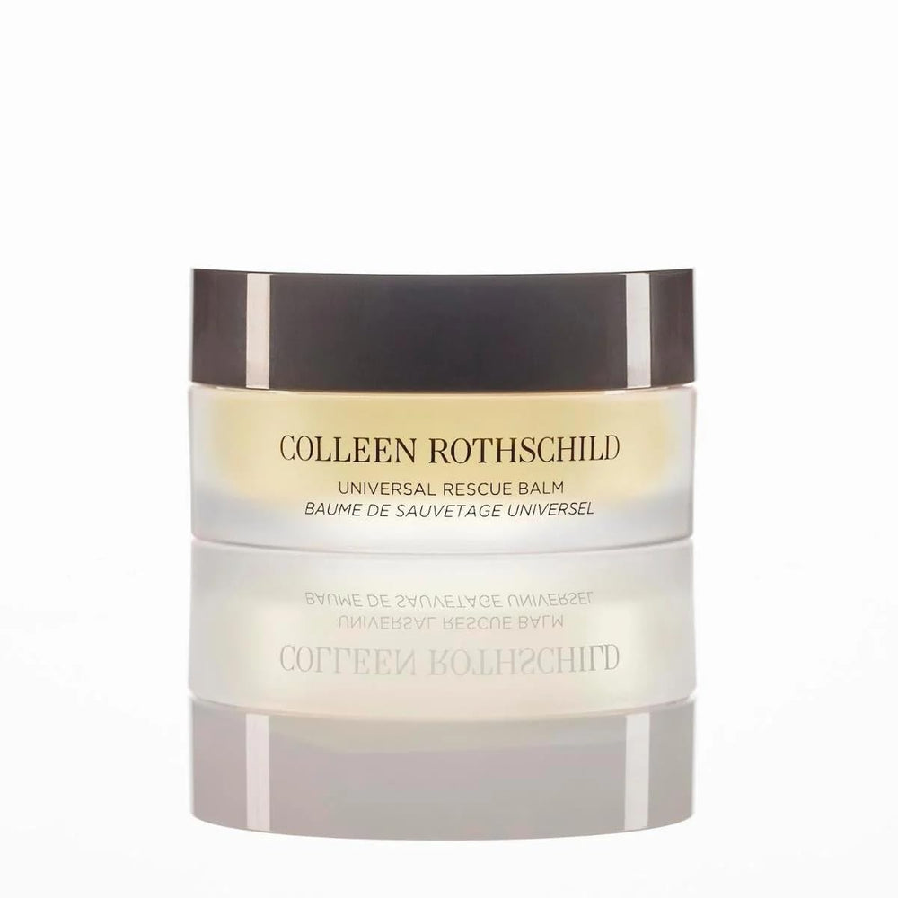 COLLEEN ROTHSCHILD Universal Rescue Balm being applied to hands for quick nourishment.