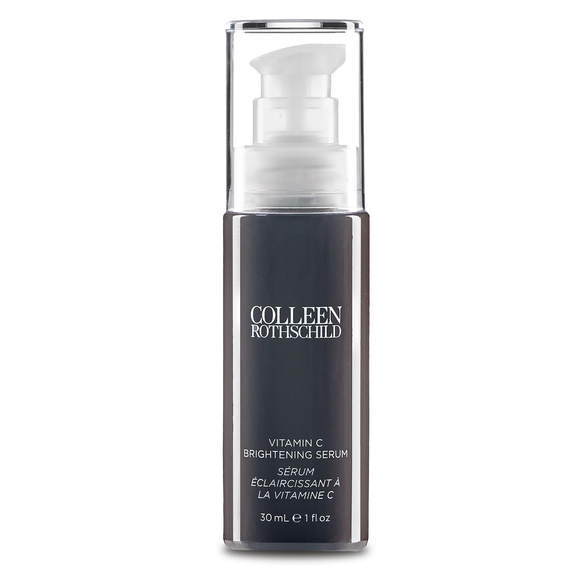 COLLEEN ROTHSCHILD Vitamin C Brightening Serum bottle with pump for radiant skin.