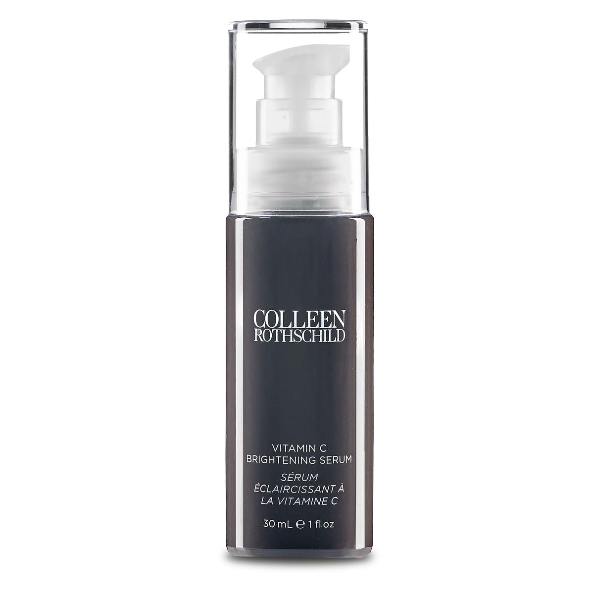 COLLEEN ROTHSCHILD Vitamin C Brightening Serum bottle with pump for radiant skin.
