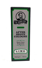 Colonel Ichabod Conk Lime After Shave bottle cap highlighting refined design
