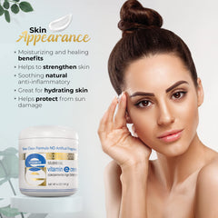 Cream texture gliding on dry forearm to demonstrate rich moisture and softness.