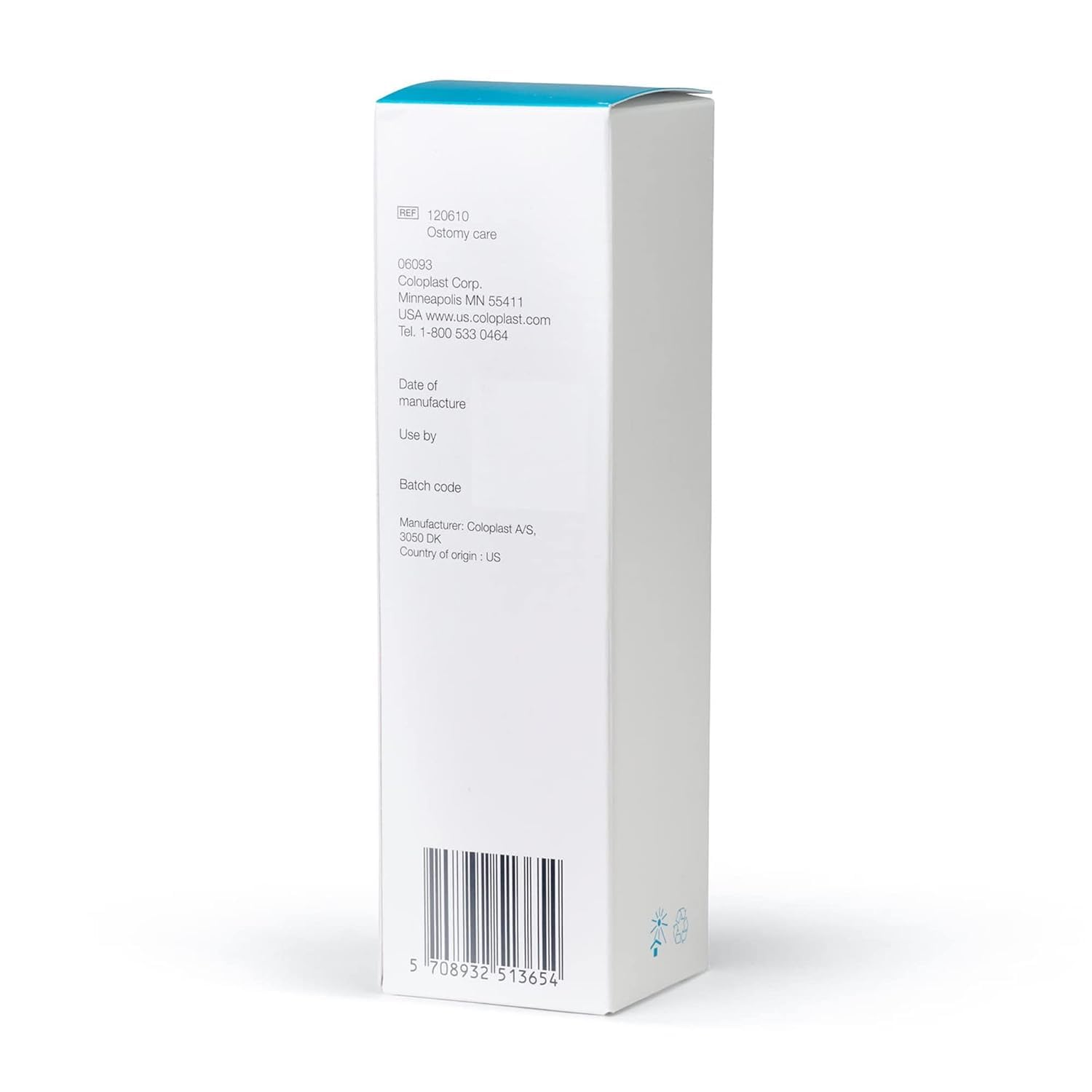 Coloplast Brava ostomy deodorant 8oz bottle on shelf.