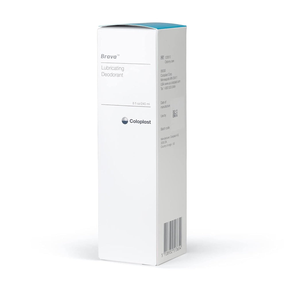 Coloplast Brava ostomy deodorant for daily use in routines.