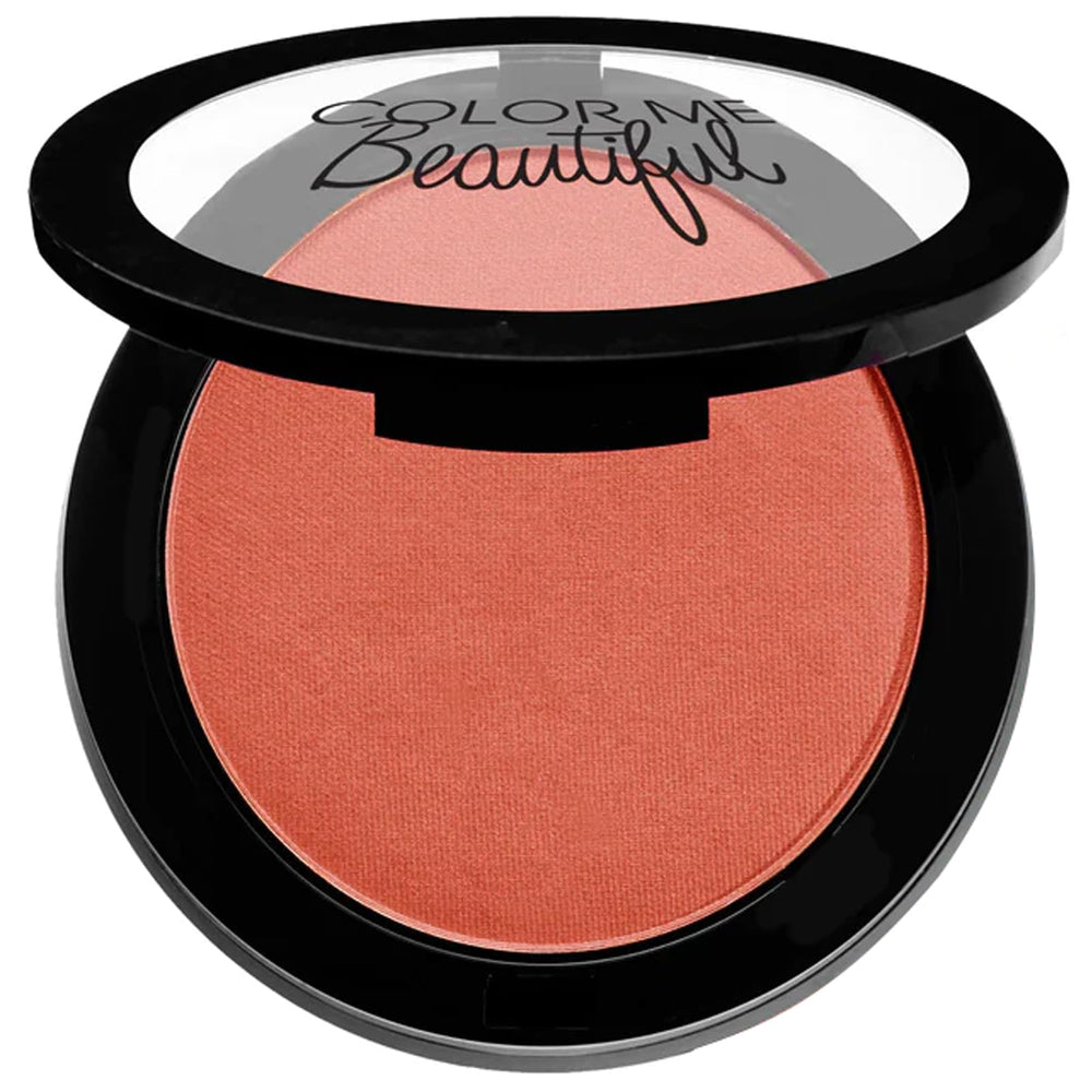 Color Pro Blush by Color Me Beautiful compact shows shade range for a tailored flush.