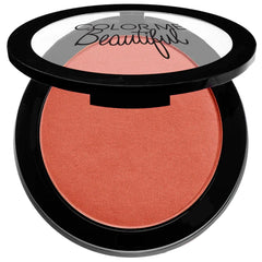 Color Pro Blush by Color Me Beautiful compact shows shade range for a tailored flush.