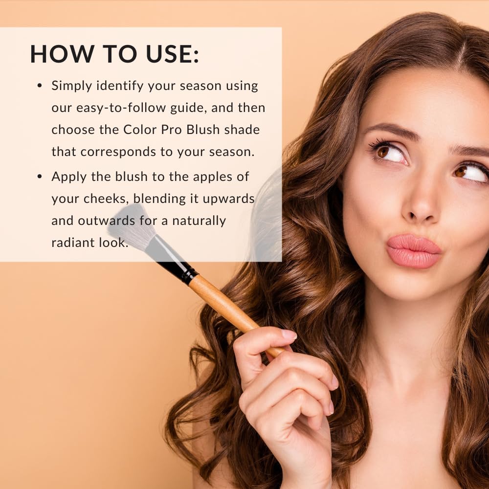 Color Pro Blush by Color Me Beautiful supports sensitive skin with gentle ingredients.