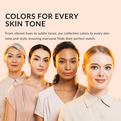 Color Me Beautiful Color Renew Lipstick long-wear finish on lips in daylight.