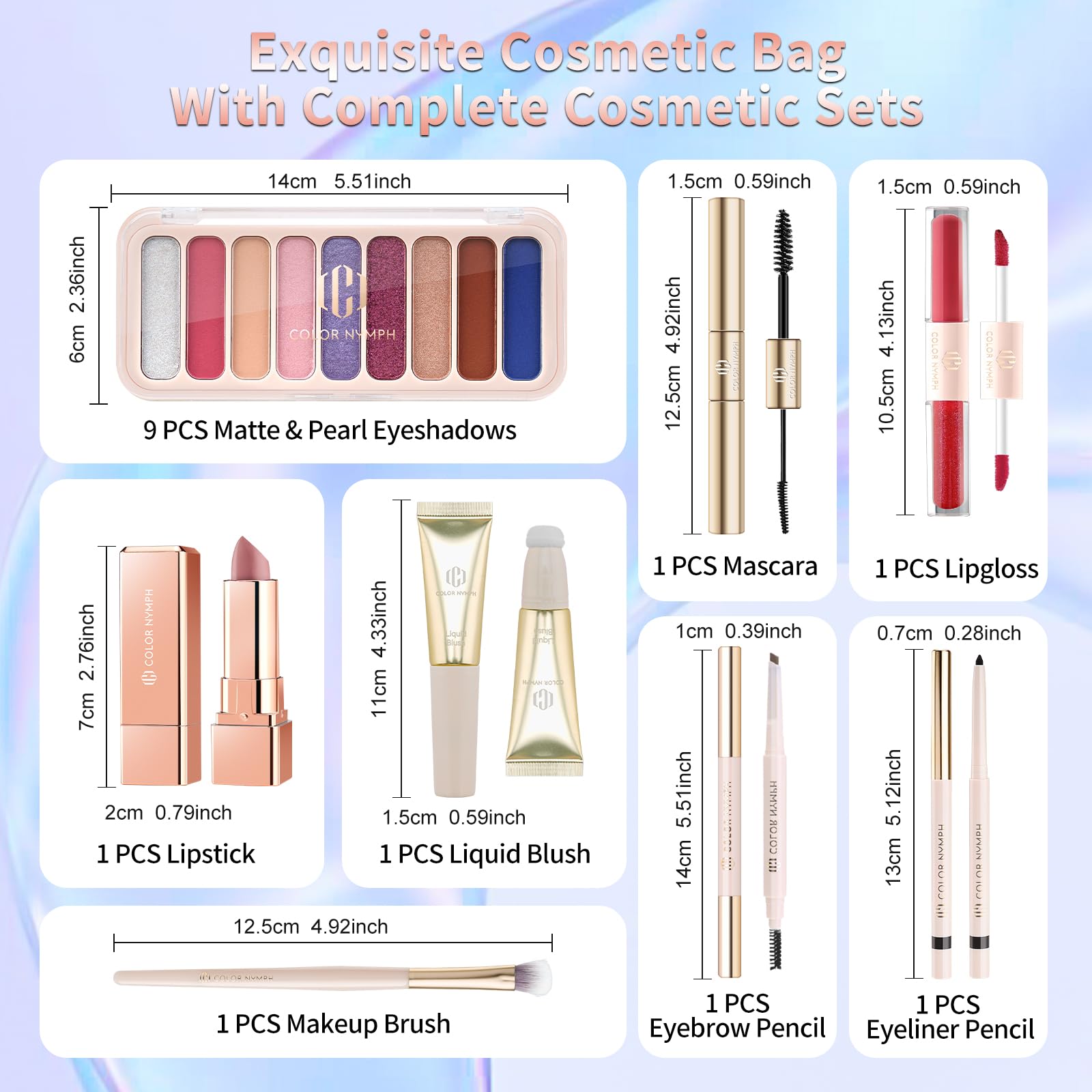 Color Nymph eyebrow pencil for natural, groomed brows.